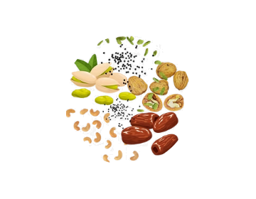 Illustration representing Dried Fruit & Nuts co-packing
